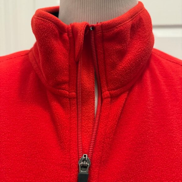 Field & Steam Men's Fleece Vest, Full Zip, Red, Size L - Picture 2 of 4